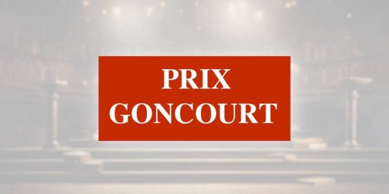 Le Goncourt du printemps 2024