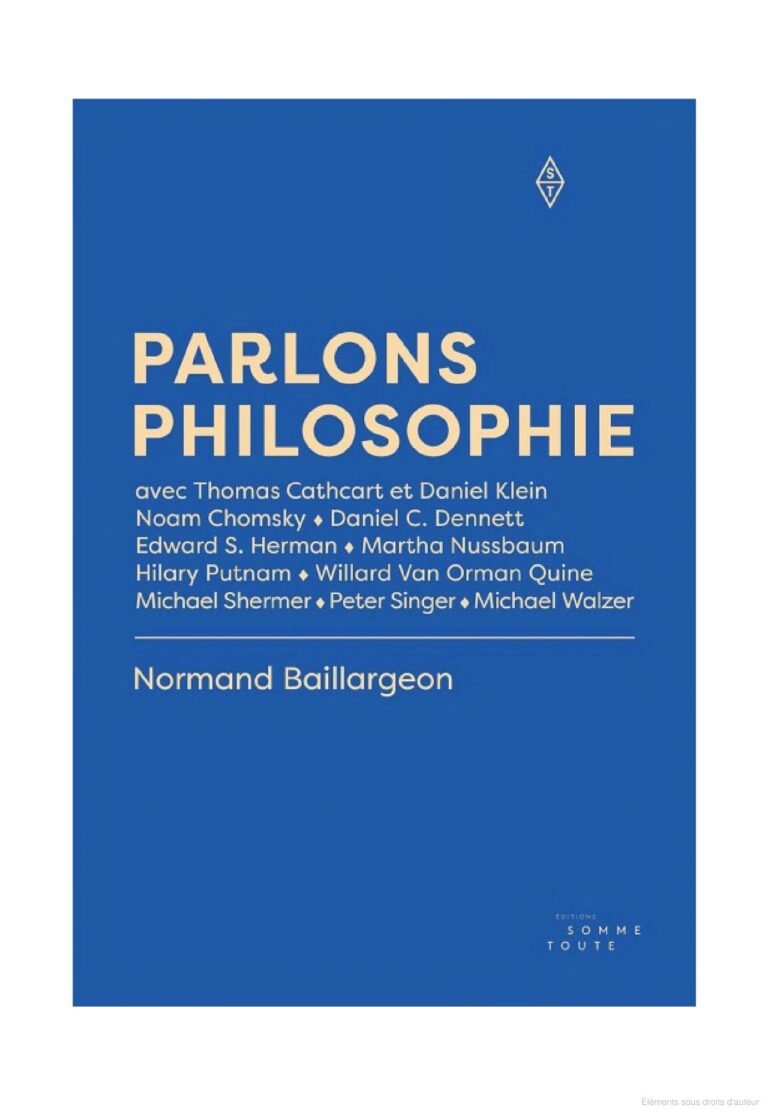 Normand Baillargeon : Parlons philosophie